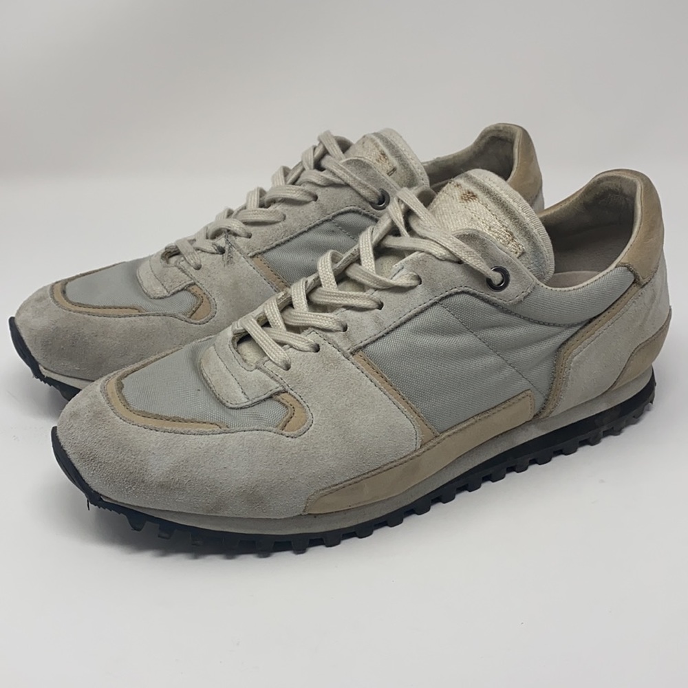 All Saints Mairi Sneaker Off White Gray Beige